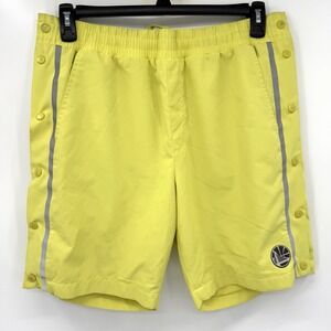 NBA Men's Meshed Lined Side Snap Warm Up Tear Away Golden State Warriors Size 32